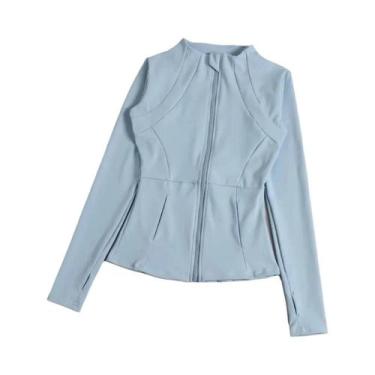 Imagem de Jaqueta Feminina De Manga Longa Para Yoga E Fitness, Versátil, Slimmin