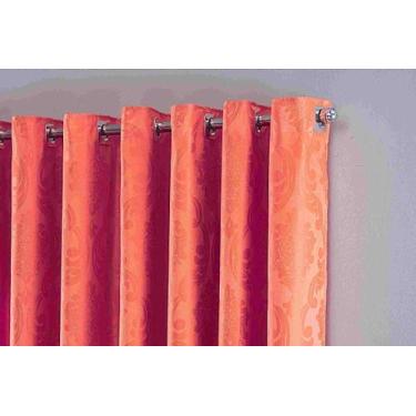 Imagem de Cortina Sala Quarto Decoraçao Jacquard Tecido Luxo 2,70X2,30 - Bf Conf