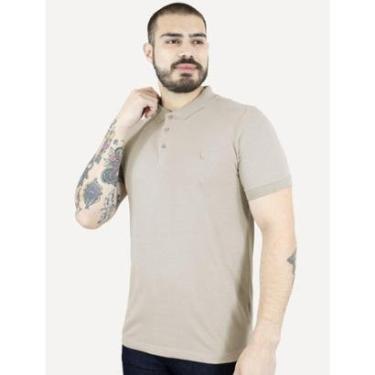 Imagem de Polo Reserva Masculina Piquet Denim Texture Areia-Masculino