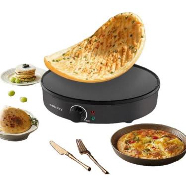 Imagem de Máquina Panqueca Elétrica Omelete Crepe Grelha Chapa Tapioca - Sokany,