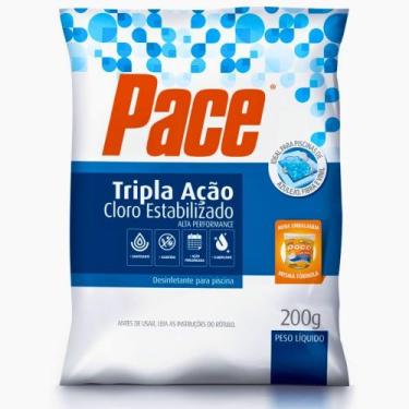 Imagem de Pastilha Cloro Pace Tripla Ação Estabilizado 200g - HTH
