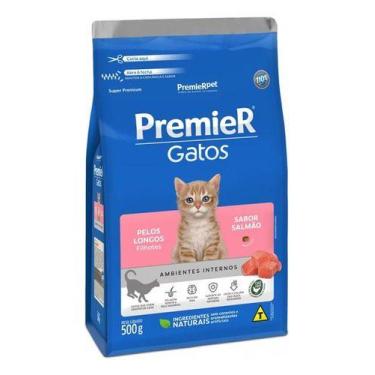 Imagem de Ração Premier Gatos Filhotes Ambientes Internos Salmão 1,5kg