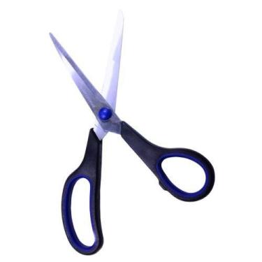 Imagem de Tesoura Uso Geral 7.3/4'' Brasfort - Cabo Revestido Em Pvc Preto Lâmin
