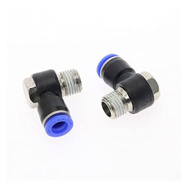 Imagem de Conector de tubulação pneumática de ar hexagonal 4mm- 12mm ODIO Tubo de mangueira 1/8"1/4" 3/8"1/2" BSP. Thread masculino l forma de forma rápida encaixe YYDFPIIA