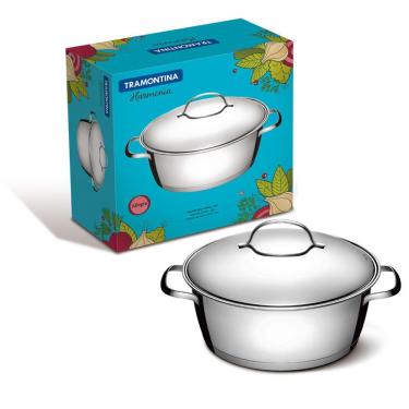 Imagem de Caçarola Rasa Tramontina Allegra 24cm Inox 62653240