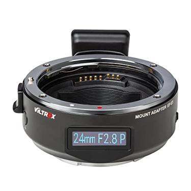 Imagem de VILTROX Adaptador de montagem de lente EF-E5 Smart Auto Focus com tela OLED para lente Canon EF/EF-S para câmera Sony E Mount A7/A7R/A7RIII/A7III/A7II/A6500/A6300