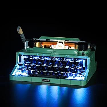 Imagem de GEAMENT LED Light Kit Compatible with Lego Typewriter - Lighting Set for Ideas 21327 Building Model (Lego Set Not Included)