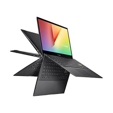 Imagem de ASUS VivoBook Flip 14 Laptop 2 em 1 fino e leve, 14 polegadas FHD Touch, 11ª geração Intel Core i3-1115G4, 4 GB de RAM, 128 GB SSD, Thunderbolt 4, impressão digital, Windows 10 Home