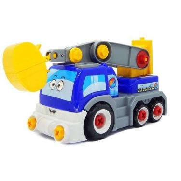 Miniatura Caminhão De Brinquedo Mega Basculante Colorido