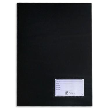 Imagem de Pasta Catálogo Pvc Com Visor Preta A4 30 Envelopes - Polibras