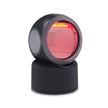 Imagem de Alacrity Scanner de código de barras QR 2D 1D, leitor de código de barras omnidirecional, mãos livres, USB com fio, códigos de captura na tela, 3300DW, preto