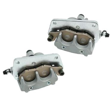 Imagem de EATAKWARD Conjunto de pastilhas de freio dianteiro esquerdo direito de substituição para Yamaha YFZ450 2004-2020 YFM700 2006-2020 Raptor 700 Replace# 5TG-2580T-11-00 5TG-2580U-11-00 (esquerda +