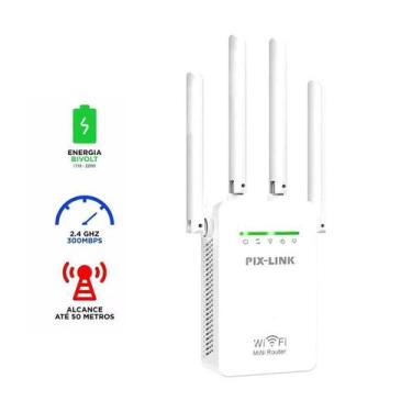 Imagem de Velocidade Máxima: Repetidor Wifi 2800M 4 Antenas - Goldenmix