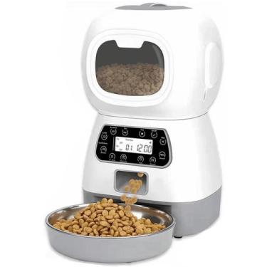 Imagem de Alimentador Comedouro Automático Cães Gatos Pet Programável - Tatudebo