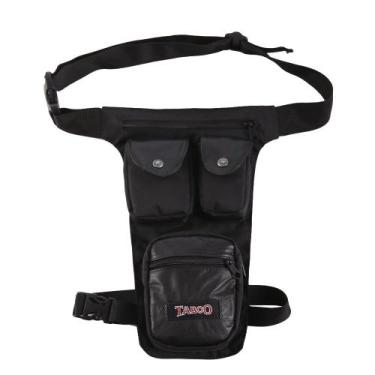 Imagem de Cartucheira Cordura/Couro - CT05 - Preta - Taboo Leather, Preto, Unico