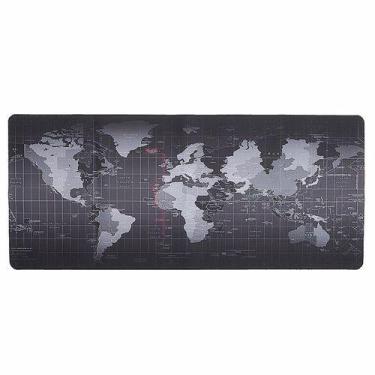Imagem de Mousepad Gamer Grande Speed Mapa Mundi 80x30 Alta Definição - MixStarF