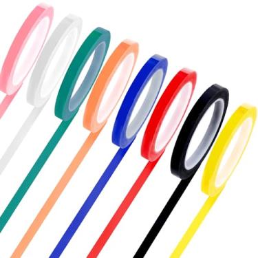 Imagem de Fita de esterilização de fita autoclave de 8 rolos, 0,4 polegadas de largura 216 pés de comprimento, fita odontológica cirúrgica para identificação de instrumentos para vapor autoclavável de 270