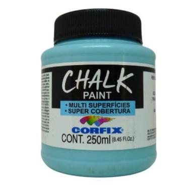 Imagem de Tinta Chalk Paint Corfix 250ml - 23250, 406 - AZUL TIFANI