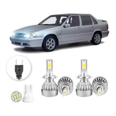 Imagem de Kit Lampadas Led Volvo S70 Todos H7 H7 20000lm - V10, Branco