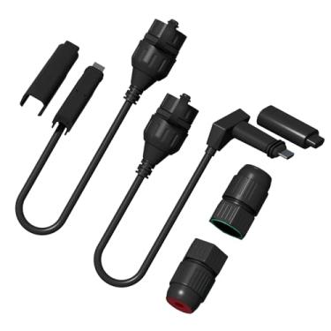 Imagem de Klutchtech para cabo Starlink, compatível com plugue adaptador Ethernet Starlink SPX para acoplador RJ45, conectores fêmeas projetados para 2º geração de antena e roteador (par para prato e roteador)