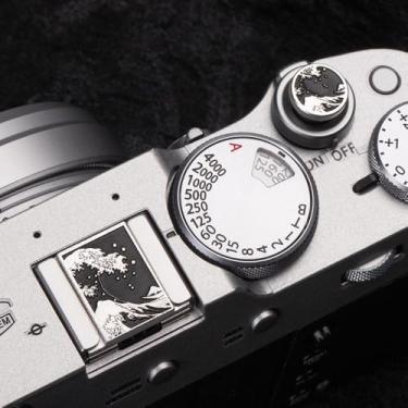 Imagem de DBZZ Tampa De Sapata Câmera E Botões Do Obturador Botão Liberação Suave - Compatível Com Fuji Xt5 Xt50 Xt30 Xt200 Xt100 Xpro2 Xpro3 (Conjunto Fsh)