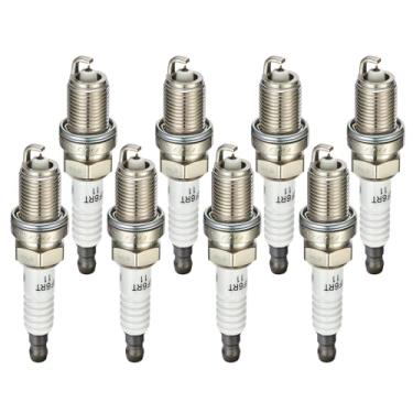 Imagem de SYKRSS Velas de ignição irídio 3297 Pacote com 8 - Compatível com Toyota Camry, Highlander, Sienna, Avalon, Supra, Solara, compatível com Lexus RX300, ES330, SC300, RX330 e C32 AMG e Crossfire