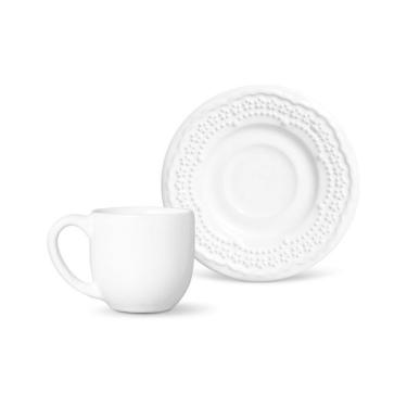 Imagem de Xícara De Café Madeleine Branco - 72Ml