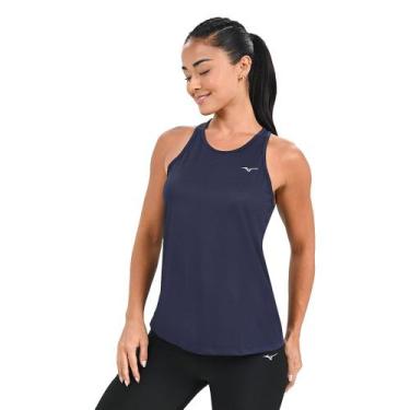 Imagem de Regata de Corrida Feminina Mizuno Nirvana, Azul, G