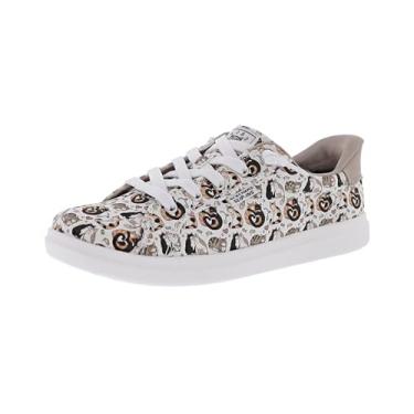 Imagem de Skechers Tênis feminino Bobs D'vine-Catterrific, Branco multi, 39