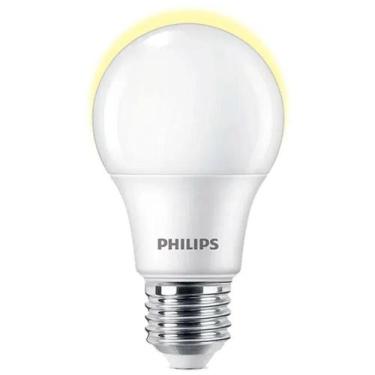 Imagem de Lâmpada Led Philips 9w Bulbo Branco Quente 3000K Equivale 60w Luz Amar