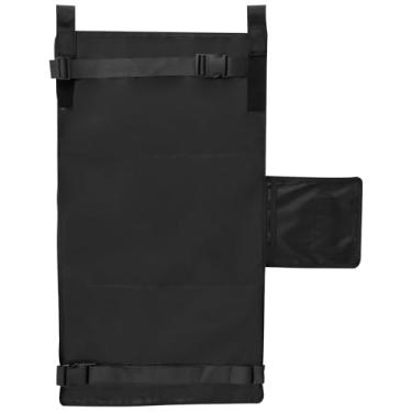 Imagem de Cama de avião infantil, cama de avião infantil, cama portátil de avião de viagem, cama leve com extensor de assento de avião, fácil instalação, extensor de assento de avião para crianças (preto)