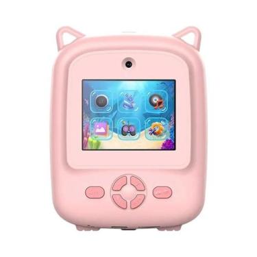 Imagem de Câmera Digital Infantil 8X 1080P HD Vídeo Impressão Multicolorida Pres