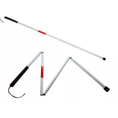 Imagem de Bengala Guia Dobrável Para Deficientes Visuais Supermedy