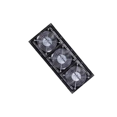 Imagem de Filtro de gabinete para ventilador multifileira AS12025A2L5B9, três ventiladores, malha preta, 220 V, novo