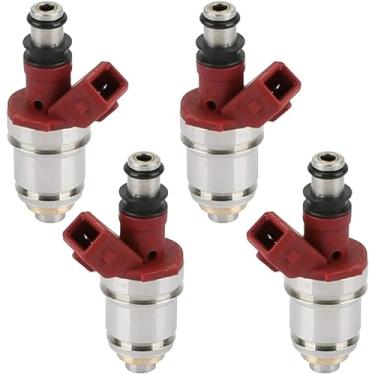 Imagem de Conjunto de 4 bicos injetores de combustível para Nissan Pickup 1995 2.4L (códigos de peça: 16600-86G10, 1660086G10, 16600-86G00, 1660086G00)