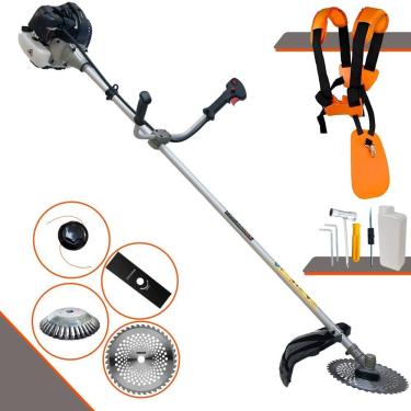 Imagem de Roçadeira 43cc 1,7hp Cg430b Anmax Com 4 Opções De Corte