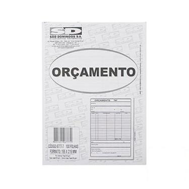 Imagem de Bloco Orcamento Com 100 Folhas S.domingos - SAO DOMINGOS, Unico