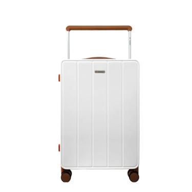 Imagem de Mala de Viagem Média 23kg em Policarbonato Cadeado TSA Rodas 360 Gladiador Infinity V1M (Branco)