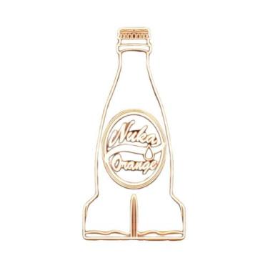 Imagem de Pintura Em Tela Com Luz Neon De Garrafa De Nuka Cola, Arte De Parede P