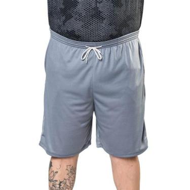 Imagem de Short Esportivo Com Bolso Masculino Adulto Calção Plus Size Tamanho Gr