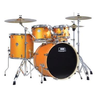 Imagem de Bateria D One Rocket Dr22 Oss Orange Satin Sparkle Dr-22 - Sonotec