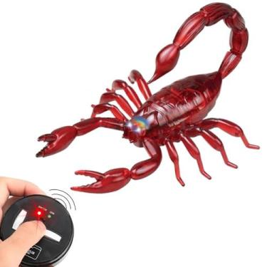 Imagem de Brinquedo Escorpião Vermelho de controle remoto C/ Luz - Castela