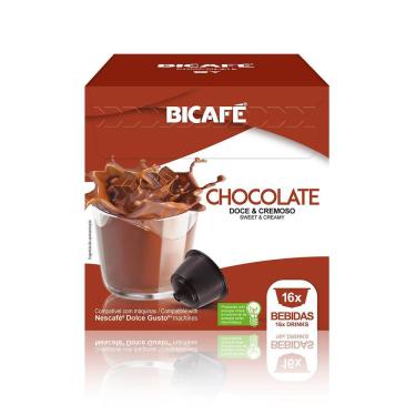 Imagem de 16 Cápsulas Para Dolce Gusto Sabor Chocolate Cápsula Bicafé