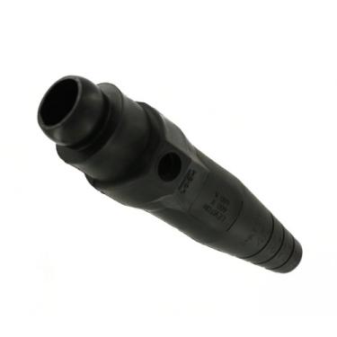 Imagem de Leviton 18D32-E nariz esférico, fêmea, plugue, removível, conjunto de parafuso único, conector tipo cam, preto