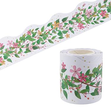 Imagem de Fiercy Seamless Scalloped Bulletin Board Borders for Classroom Decoration, Spring Theme Wave Decorative Border