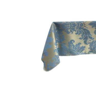 Imagem de Toalha de Mesa Retangular 6 e 8 Lugares Jacquard Medalhão - milleniade
