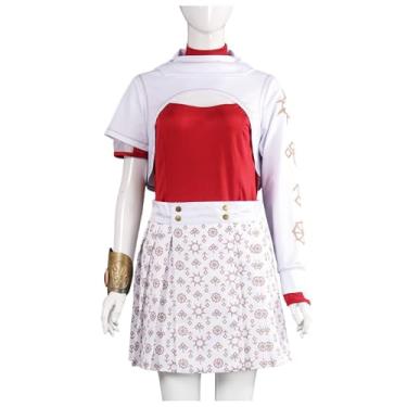 Imagem de Fantasia de zumbi Nova para adultos, uniforme de líder de torcida, cosplay de Halloween, fantasia feminina (vestido, GG)