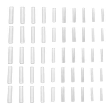 Imagem de Tubos de Enxertia - Conjunto Com 50 Unidades De Silicone Para Brotação - Proteção De Enrolamento - Para Viveiro Estufa Pomar Jardim Planta Árvore Fruta Flor Vinha