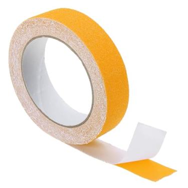 Imagem de PATIKIL Fita de tração antiderrapante, fita adesiva de 2,5 cm x 4,9 m, fita adesiva de segurança antiderrapante para piso, parede, caminhada, escadas, degraus, scooter, deck, amarelo