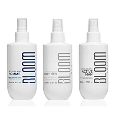 Imagem de Kit Bloom Body Splash Homme+ Active Man e Pure Man 200ml